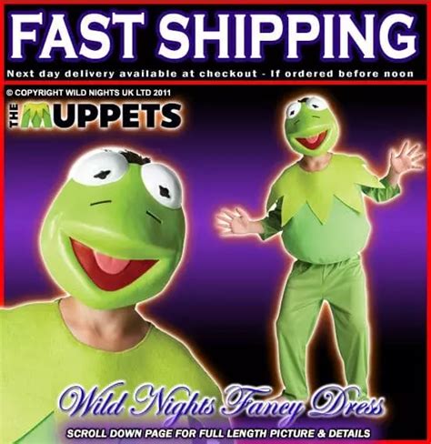 Disney Deluxe Muppets Kermit The Frog Costume Meaningful Birthday T