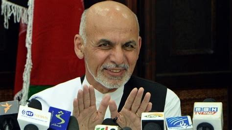 Ashraf Ghani Leads In Afghan Election Preliminary Poll Bbc News