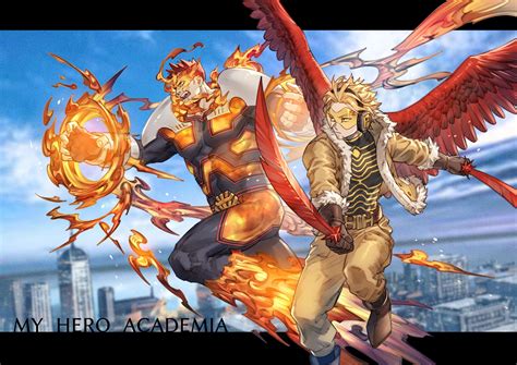 Hawks And Endeavor Boku No Hero Academia Fan Art 43553314 Fanpop