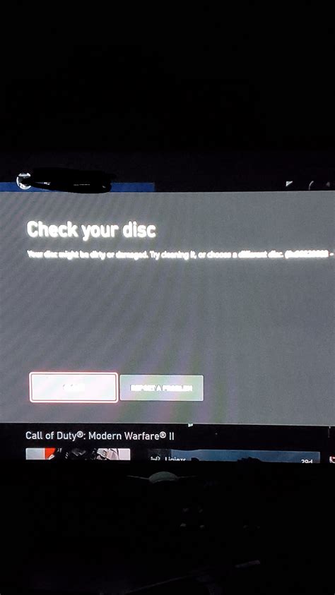 can someone please tell me why it keeps telling me this i keep getting this after i put a disc
