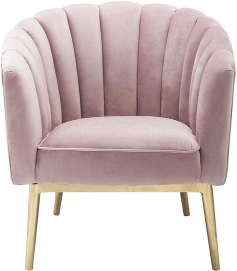 Acme Furniture Colla Velvet Accent Chair 59814 Pink Appliances Connection