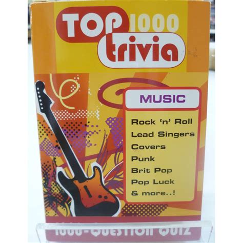 Top 1000 Trivia Music Quiz Game Cheatwell Games Oxfam