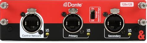 Allen And Heath Dante 128×128 128 Channel Dante Option Card For Dlive