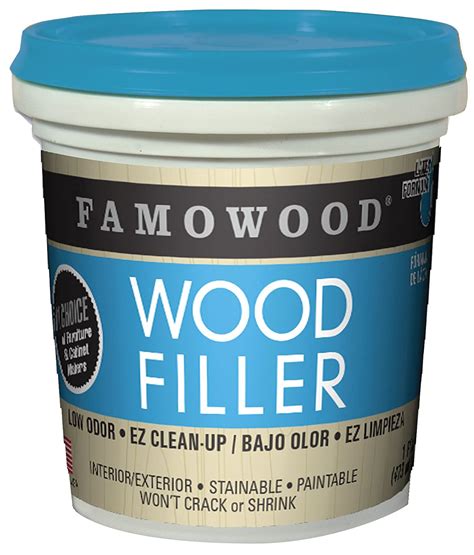 Famowood Latex Wood Filler Natural Pint 473ml New Free Shipping