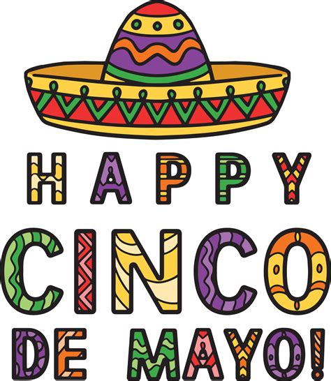 Happy Cinco De Mayo Cartoon Colored Clipart 21516466 Vector Art At Vecteezy