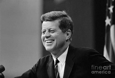 Portrait Of President John F Kennedy 1 By Bettmann