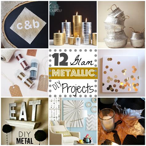 12 Metallic Glam DIY Projects | My Blessed Life™