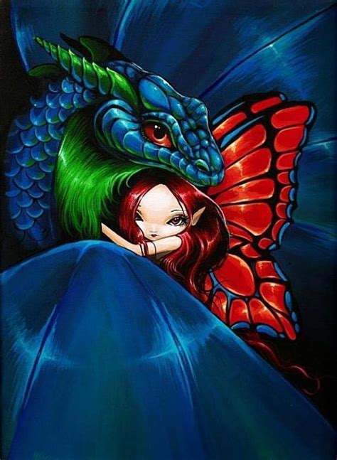Dragon And Fairy Fantasy Art Fairy Dragon By Nico Niemi From