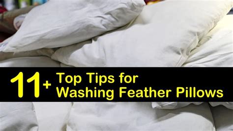 Cleaning down and down/feather bed pillows: 11+ Top Tips for Washing Feather Pillows