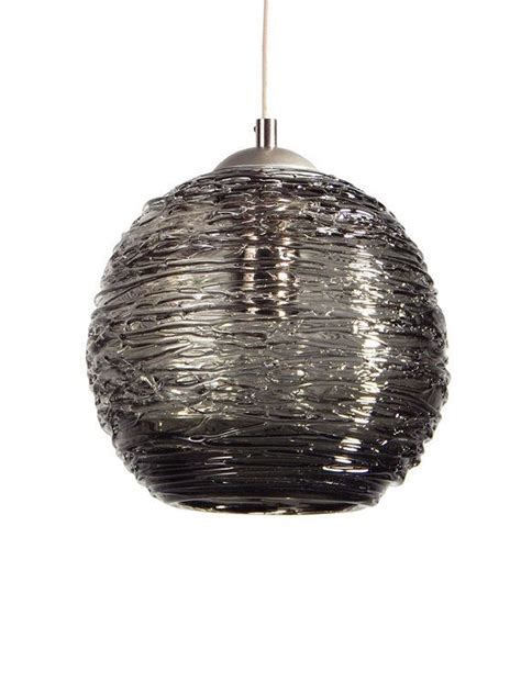 Charcoal Grey Spun Hand Blown Glass Cluster By Providenceartglass Home And Living Lighting