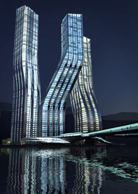 Dancing Towers By Zaha Hadid Yanko Design