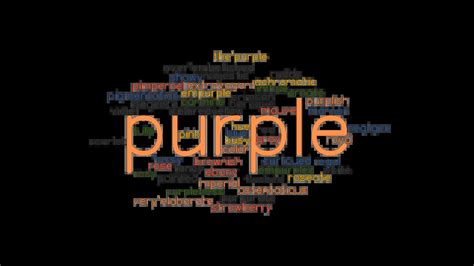 Purple Synonyms And Related Words What Is Another Word For Purple