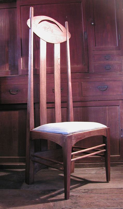 Rene Mackintosh Designed Argyll Team Room High Backed Chair I Made Out