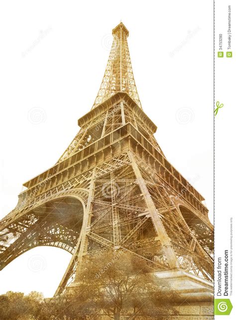 Eiffel Tower Paris France Stock Photo Image Of Architectural