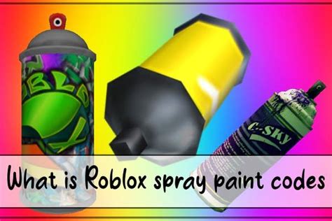 440 Roblox Spray Paint Codes August 2022 Working Ids