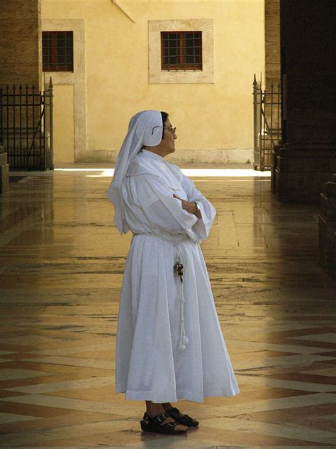 Italian Nun Photograph By Don Wolf