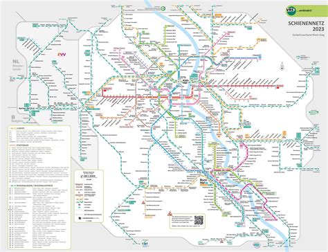 Route Network Maps For Bus And Train Travel In Cologne Kvb