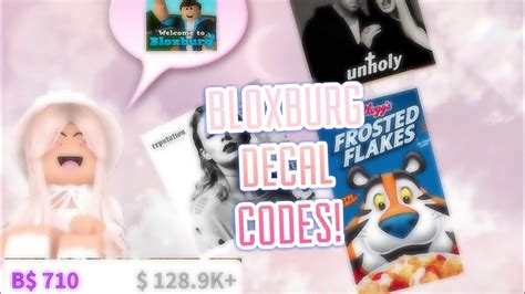 Bloxburg Decal Codes Read Disc YouTube