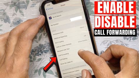 How To Enable And Disable Call Forwarding In Iphone Youtube