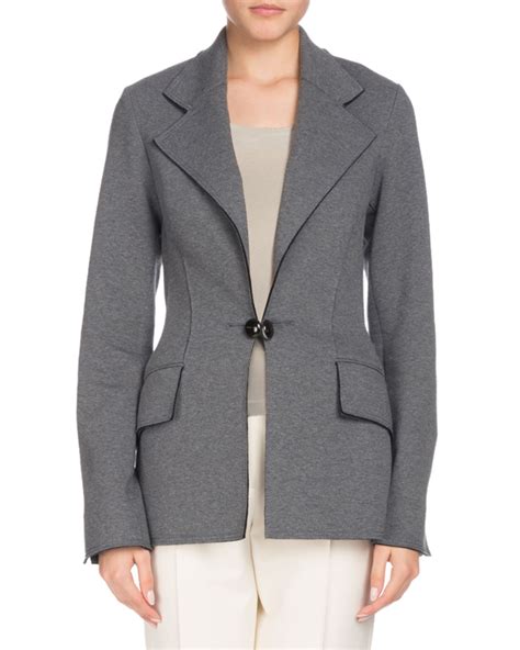 Proenza Schouler Single Breasted Notched Collar Tailored Blazer