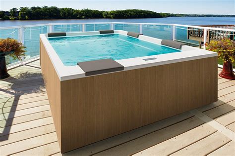above ground hot tub muse gruppo treesse rectangular 8 person acrylic