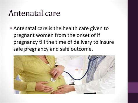 Ppt Antenatal And Postnatal Care And How It Is Delivered Powerpoint