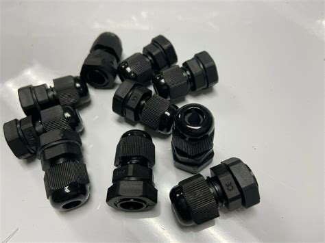 Pcs PG Black Nylon Waterproof Cable Gland Fits AWG WIRE Cord Grip EBay