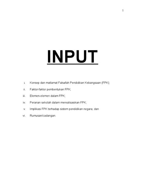 Falsafah pendidikan kebangsaan sedia ada. Falsafah Pendidikan Kebangsaan (Falsafah Pendidikan Negara)