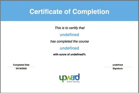 How To Create A Printable Certificate Of Completion In Articulate Storyline