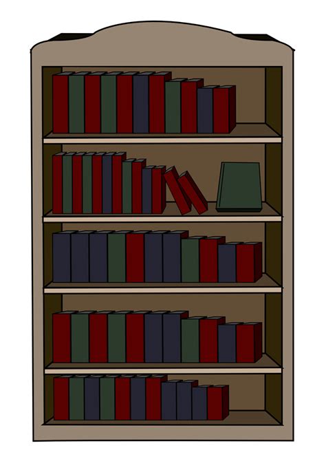 Free Wood Bookshelf Cliparts Download Free Wood Bookshelf