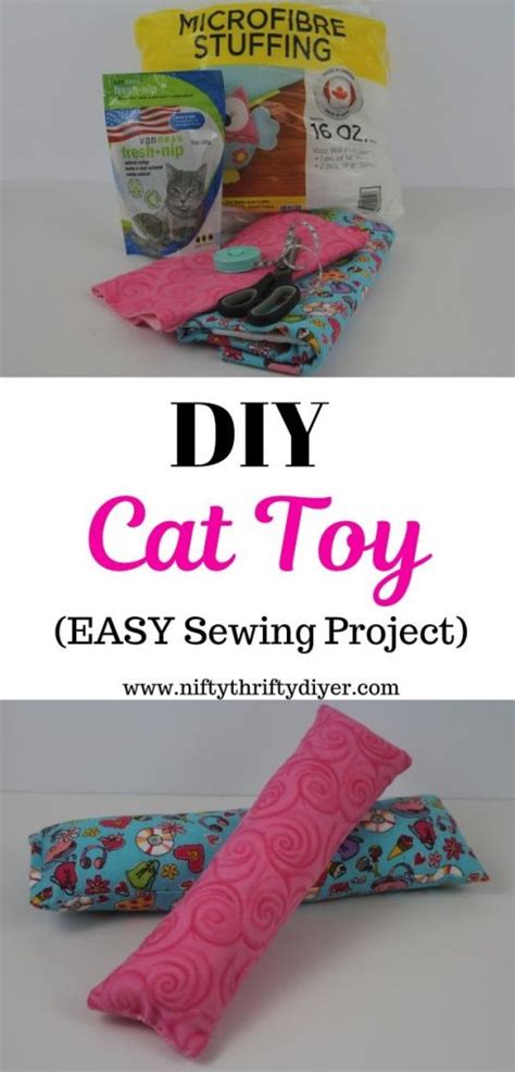 Diy Cat Toy ~ Easy To Sew Diy Cat Kicker Toy~nifty Thrifty Diyer