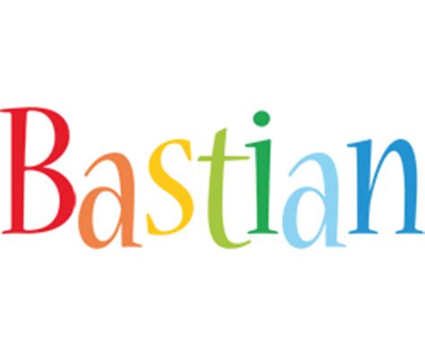 Bastian Logo | Name Logo Generator - Smoothie, Summer, Birthday, Kiddo, Colors Style