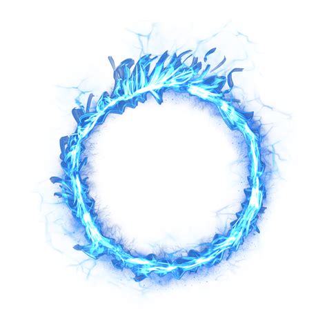 Burning Fire Png Transparent Blue Fire Circle Round Burning Blue