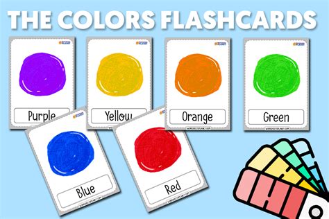 The Colors Flashcards Learning Colors For Kids