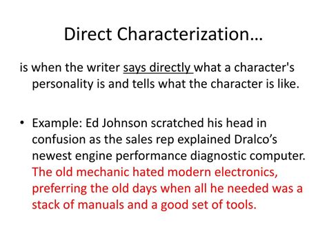 PPT - What is Characterization ? PowerPoint Presentation, free download ...