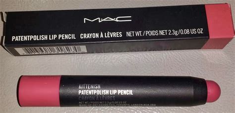 Kittenish Mac Patentpolish Lip Pencil Swatches And Review Mac Patentpolish Lip Pencil Lip