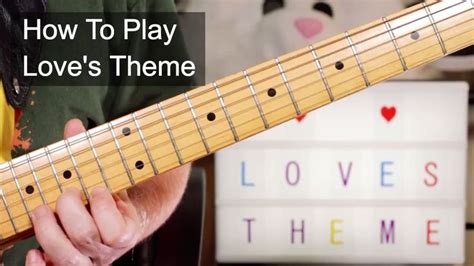 Loves Theme Barry White Guitar Lesson Guitar Lessons Lesson Love