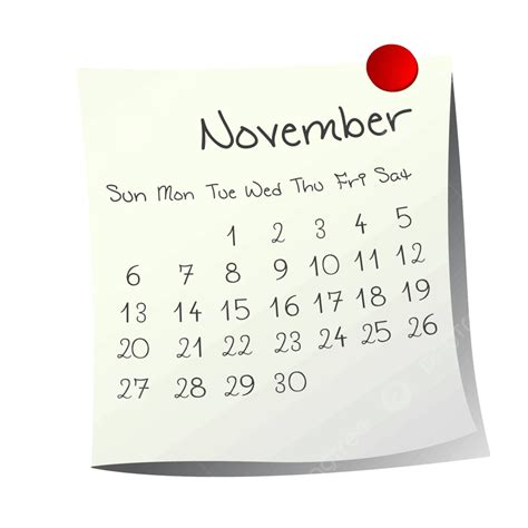 2011 年 11 月のカレンダーは毎月編集可能 ベクターイラスト画像とpngフリー素材透過の無料ダウンロード Pngtree