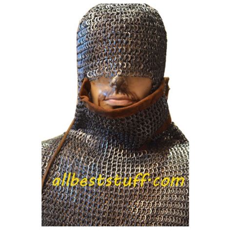 Chain Mail Shirt Large Flat Rivet With Flat Solid Ring Shirt