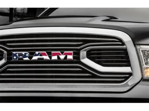 2015 2017 Ram 1500 Grille American Flag Usa Emblem Decal Overlay