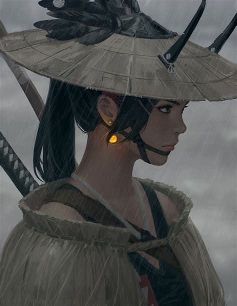 Samurai Girl Original Anime Character Digital 11 Apr 2019｜random Anime Arts Rarts