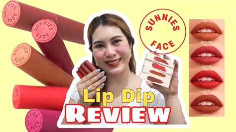 Sunnies Face Lip Dip Review I Love It Youtube