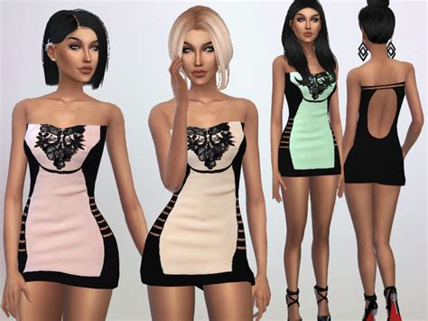 The Sims Resource Mini Dress By Puresim Sims 4 Downloads
