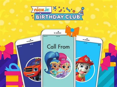 Happy Birthday Wishes Phone Call Nick Jr Birthday Club Paw Patrol