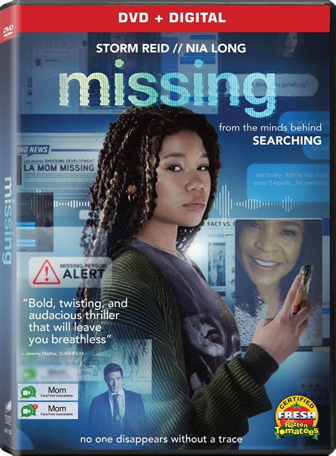 Missing Dvd Release Date March 28 2023
