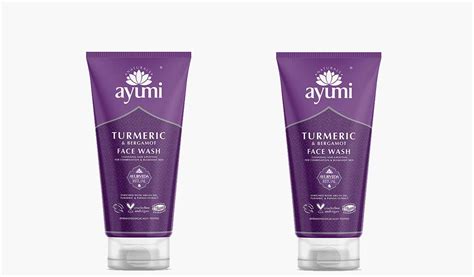 Ayumi Turmeric Bergamot Face Wash Formulated With Turmeric Papaya
