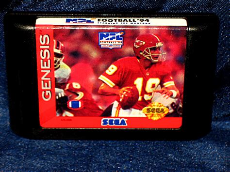 Chameleons Den Sega Genesis Game Nfl Football 94 Starring Joe
