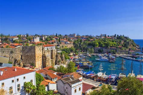 Harbor In Old Town Kaleici Antalya Turkey Stock Image Image Of