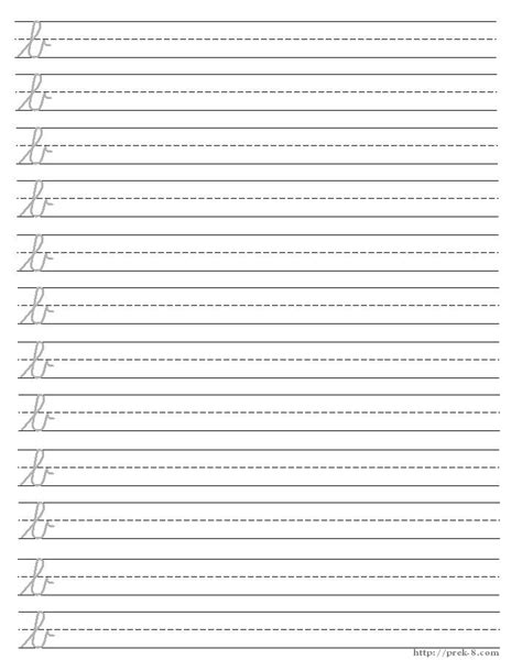 As the children learn and practice cursive writing, the lines must be clear. third grade handwriting paper template - Kerren