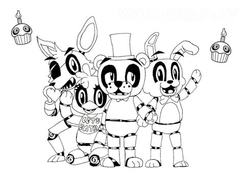 Animatronics Coloring Pages